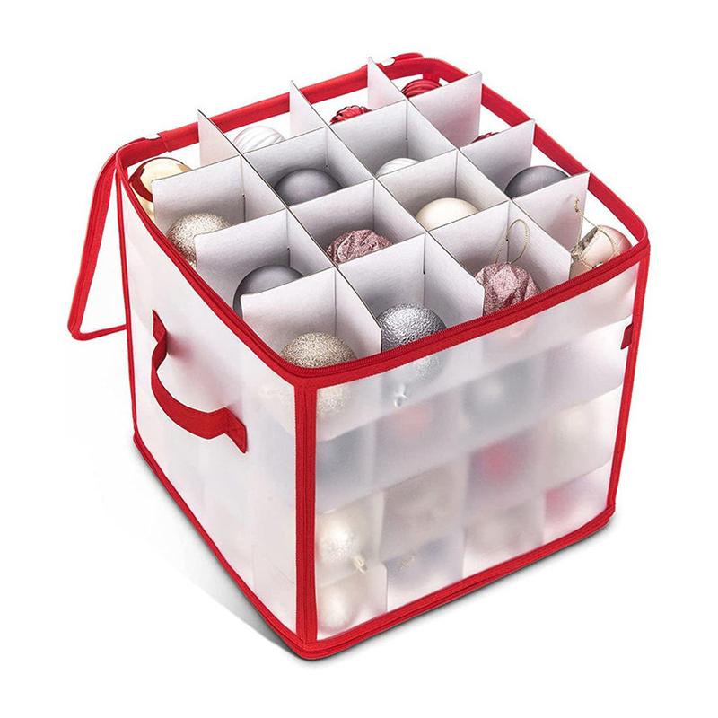 64 Grid Baubles Storage Box Christmas Balls Storage Xmas Tree Decorations Christmas Ornament Organizer Jewelry Toys Storage Box