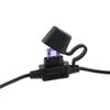 KOMINE Motorcycle 12V Power Connection Harness Set Black EK-104 1161