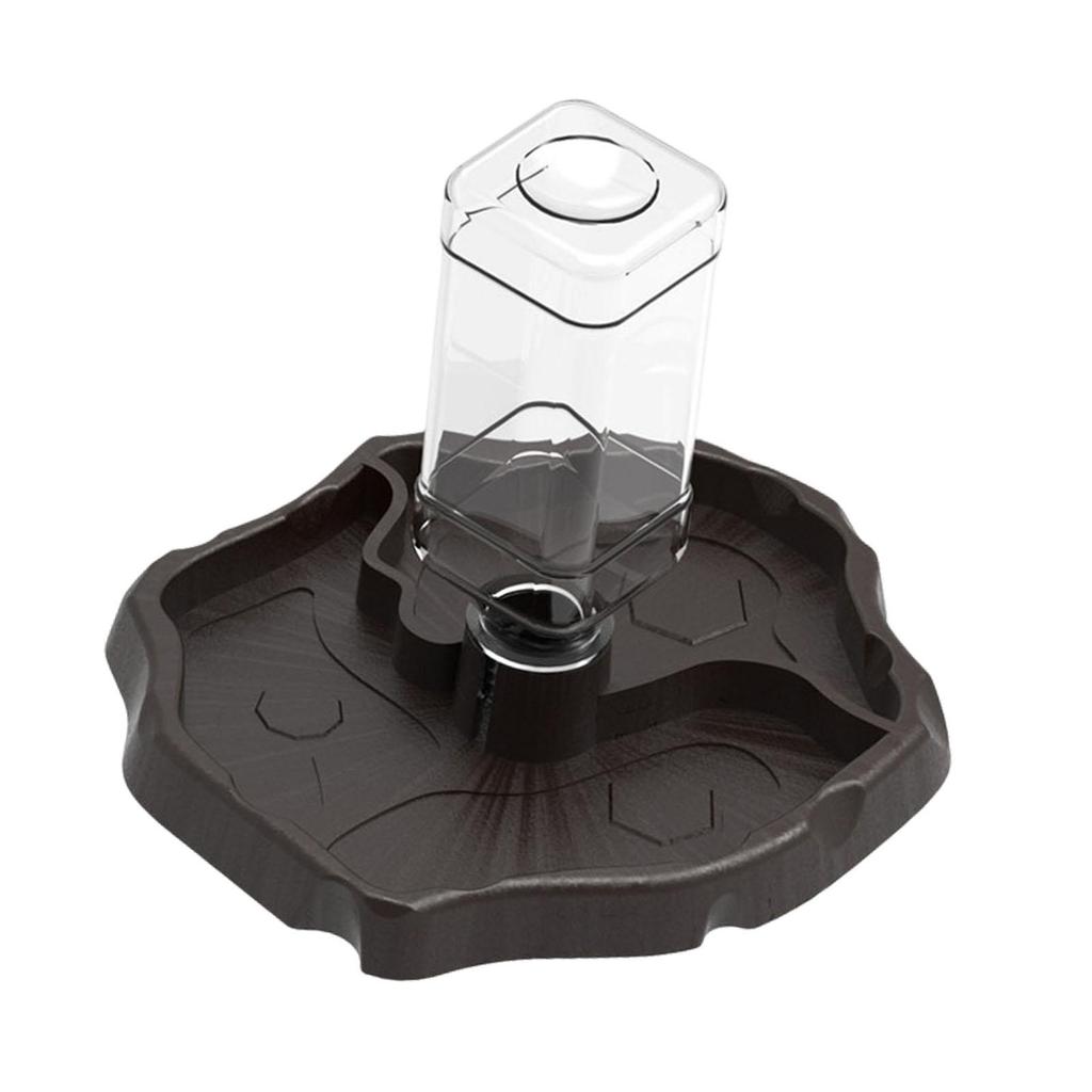 Reptile Food Water Bowl Automatic Feeders Waterer Dispenser Bottle for Small Animals