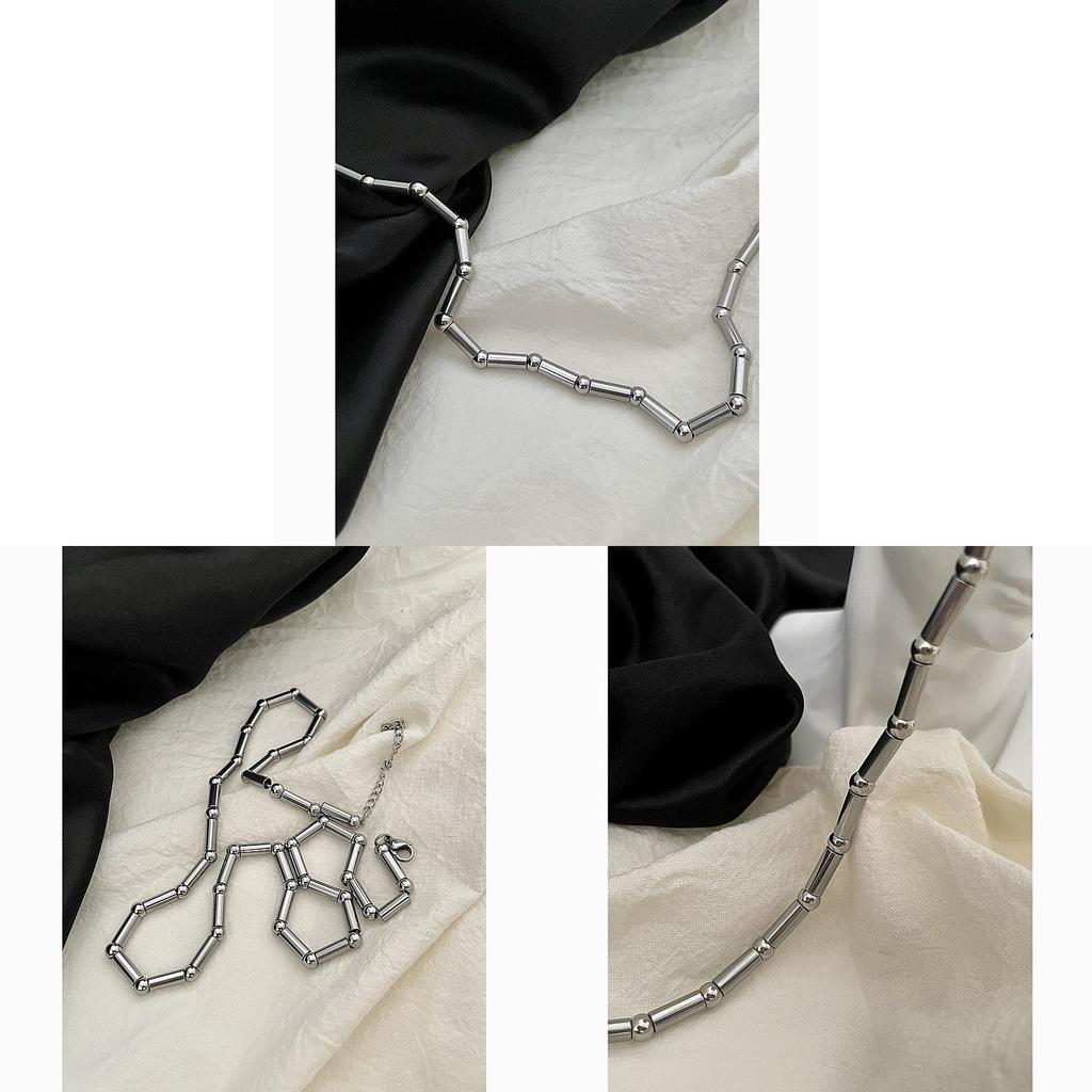 Geometric Titanium Steel Handmade Necklace For Men And Women