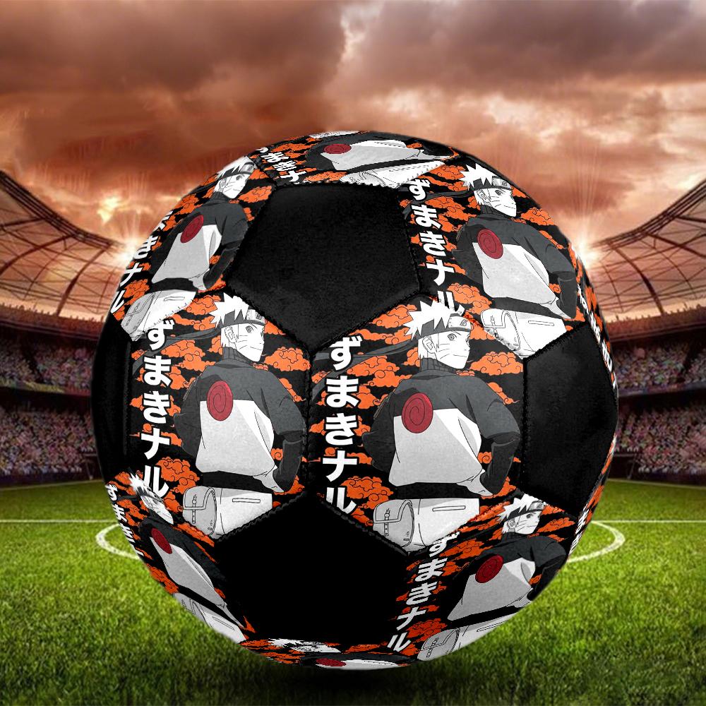 Soccer Ball Colorful Machine Stitched PVC Size 5 Team Training Competition Ready Durable High-Bounce Cool Sports Gift