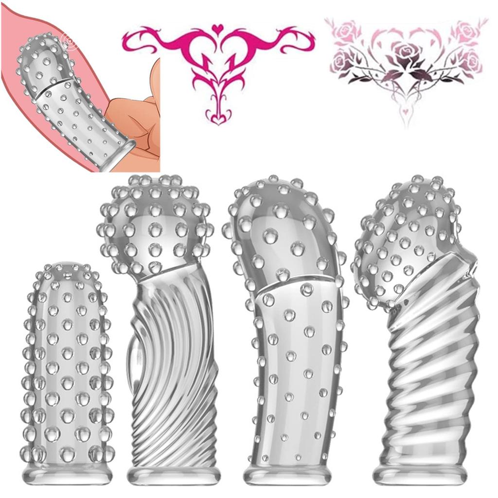 Finger Cots for Anal Finger with Clitoral Nipple Adult God Finger Secret Made of Masturbation Products Women, SM, Findom, Cots, Bumps, G-spot,