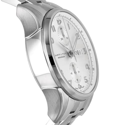 Hamilton Jazzmaster Maestro Watch, Silver Dial, Stainless Steel, Sapphire Crystal, Automatic, 10 ATM Water Resistance, 40mm, Swiss Made, H32576155, Me