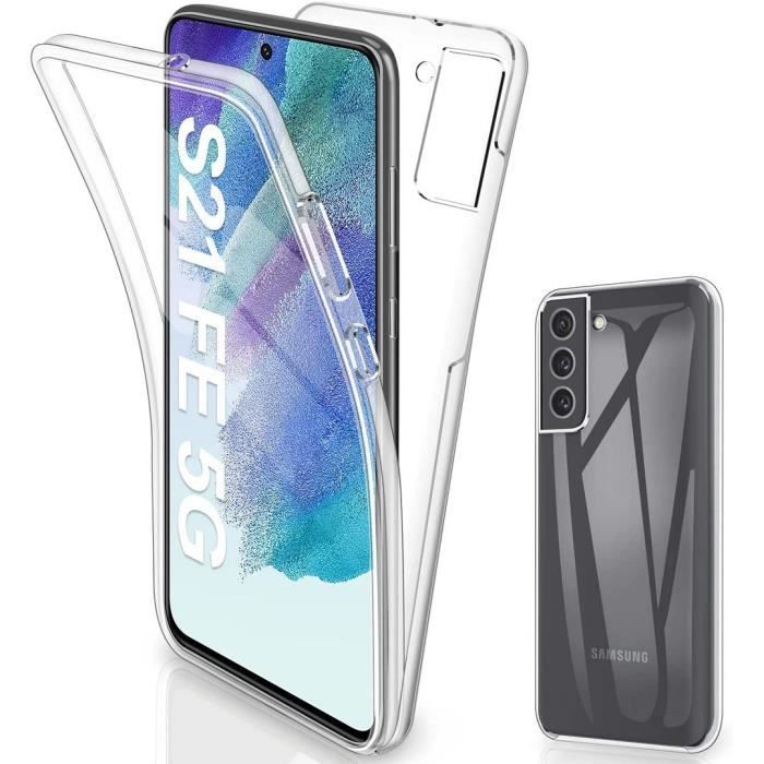 Coque - BOOLING - pour Samsung S21 FE - TPU Transparent - Protection 360° - Anti-Choc - Anti-Rayure