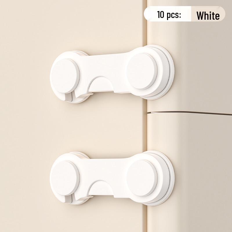 Child Safety Drawer and Door Lock - Anti-Pinch, Anti-Open Protection for Cabinets and Refrigerators