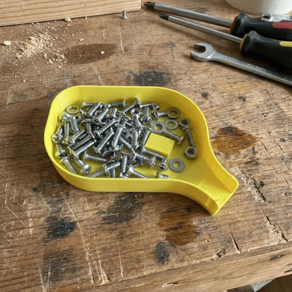 Anti-Spill Funnel Tray Quick Sorting Hardware Tray Small Parts Organizer  Items Storage