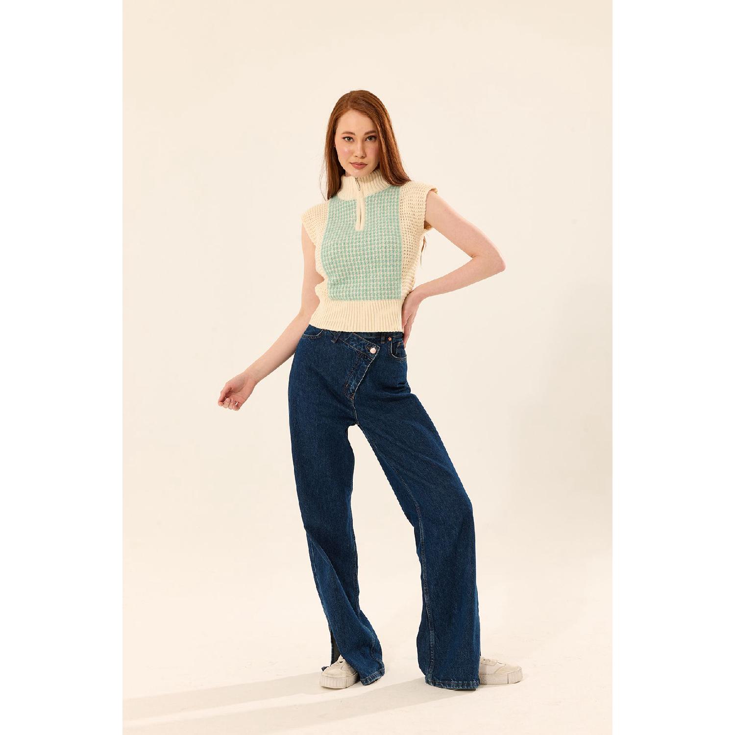 

Women s Turtleneck Zipper Sweater Standart чёрный