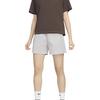 Nike Sportbekleidung Uni Webstoff Training Atmungsaktiv Mittelhoch Lässige Shorts Damen Shorts Hell-Eisenerz-Grau HJ3945-014