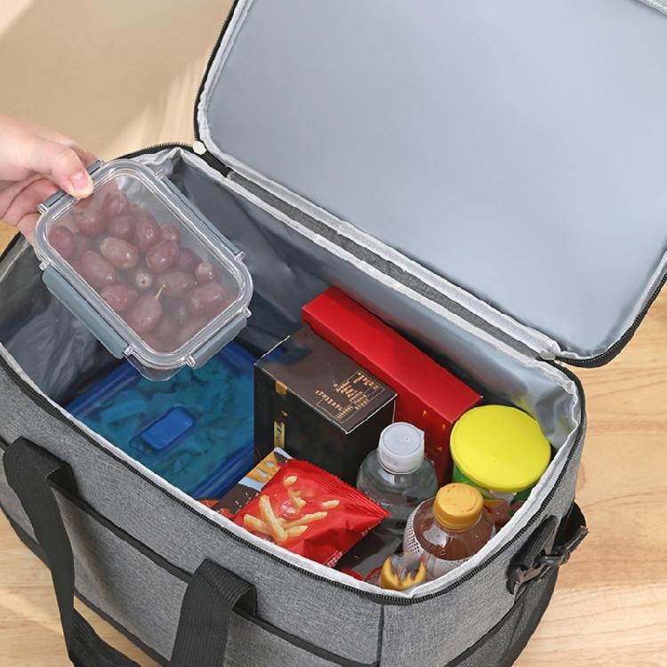 Waterproof Grocery Bag Picnics Bag with Handle, Insulated Coolers Bag Picnics Basket Leakproof Folding Thermal Coolers