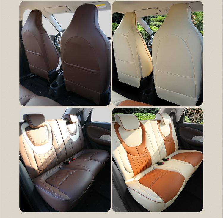 Universal Four-Season Cartoon Leather Car Seat Cushion for Wuling Bingo