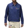 Jordan X SoleFly Collaboration Sports Embroidered Pattern Zip Jacket Men Jacket Blue FQ3805-410