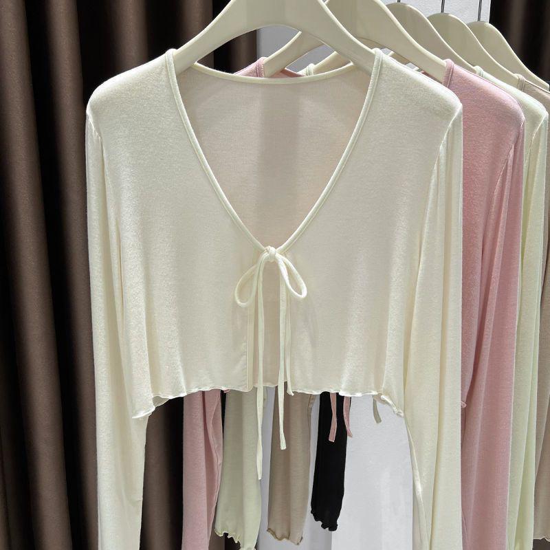 Women's Plus Size Ultra-Thin Ice Silk Sun Protection Cardigan Shawl