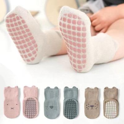 Infant Non-Slip Mid-Tube Cotton Socks for Toddlers and Children (Spring, Autumn, Winter)
