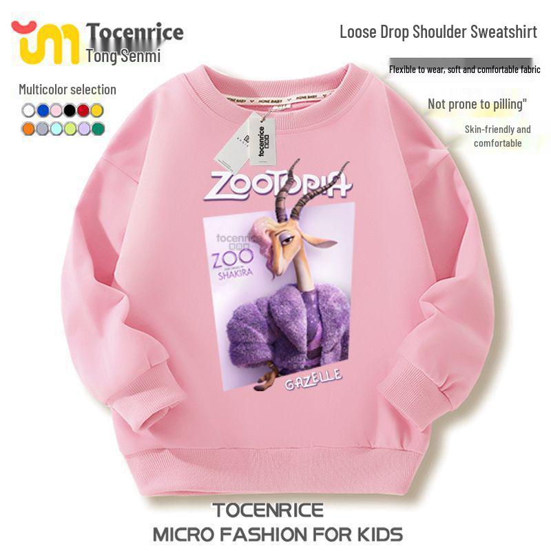 Zootopia 2 Fleece-Kapuzenpullover – Charakterkollektion für lässige Kinderkleidung