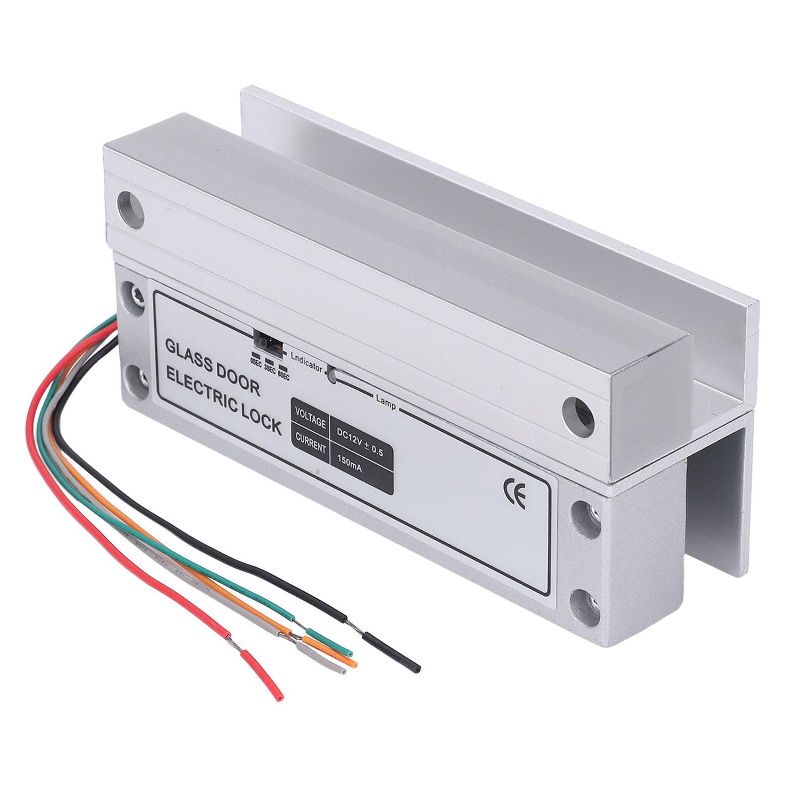 

Электрический замок-засов со стеклянной дверью и сигналом обратной связи DC 12V Отказоустойчивая система контроля доступа к двери для безрамной стеклянной двери с правой стороны