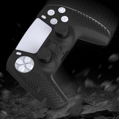 Súprava gumeného puzdra na ochranu pokožky zo silikónovej rukoväte pre ovládač PlayStation 5 PS5
