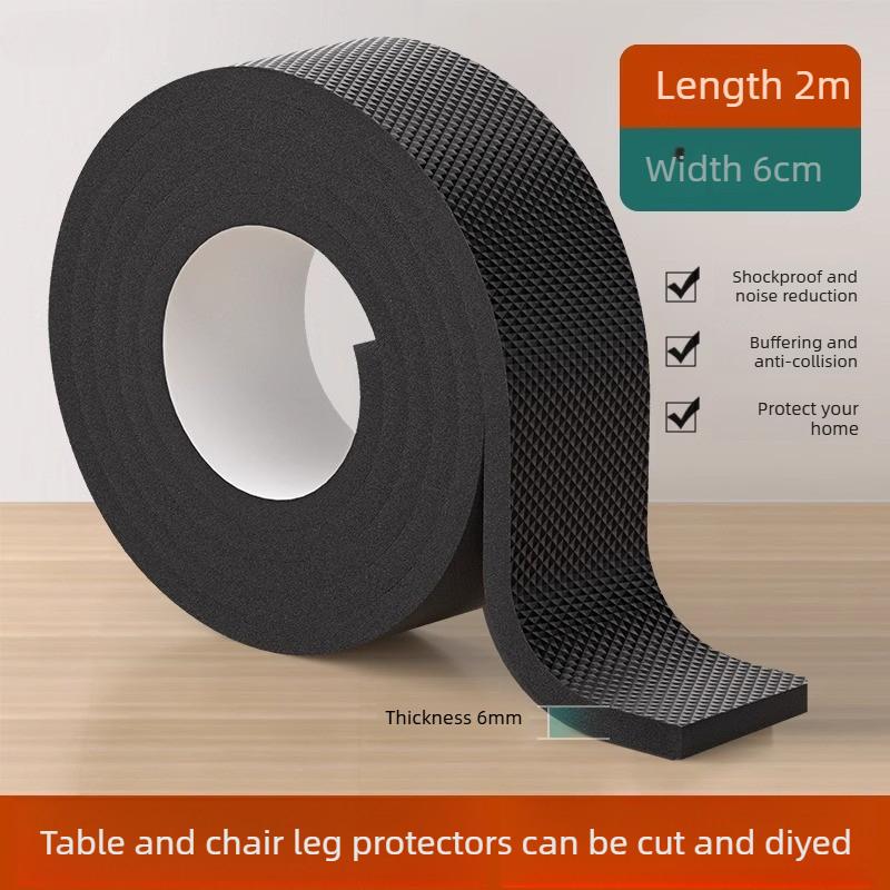 

Chair Foot Pad Table and Chair Foot Cover Silent and Wear-resistant Table Foot Protection Cover Non Slip Sofa Foot Pad 2 Meters&6mm