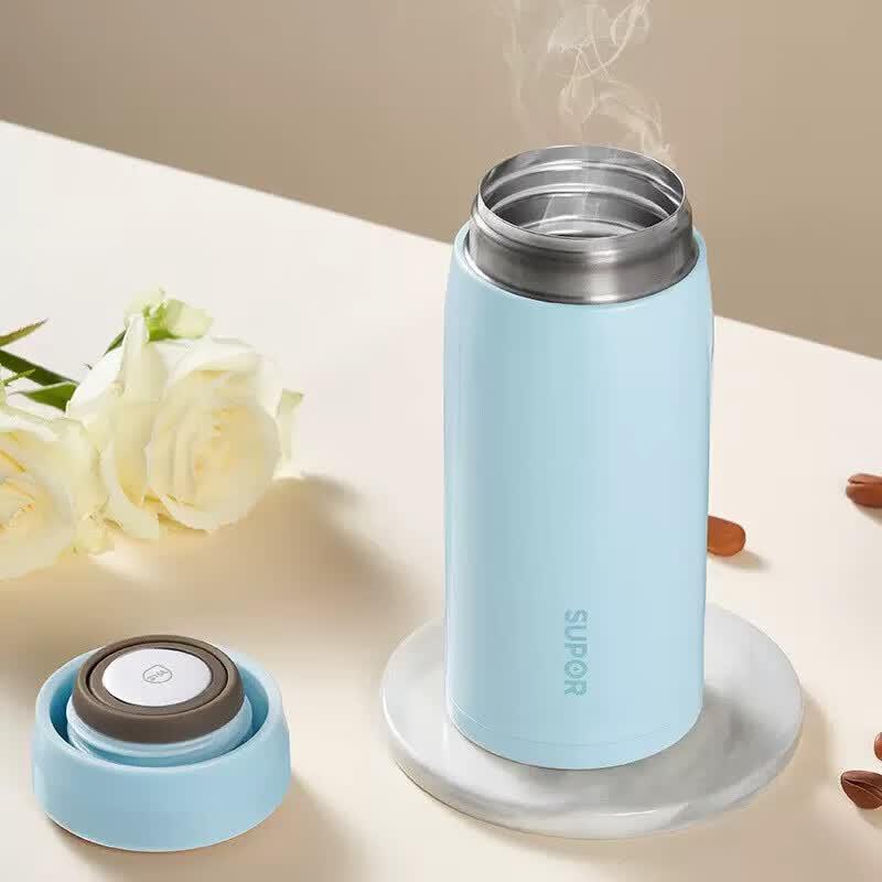 Supor Slim 200ml Portable Stainless Steel Insulated Cup
