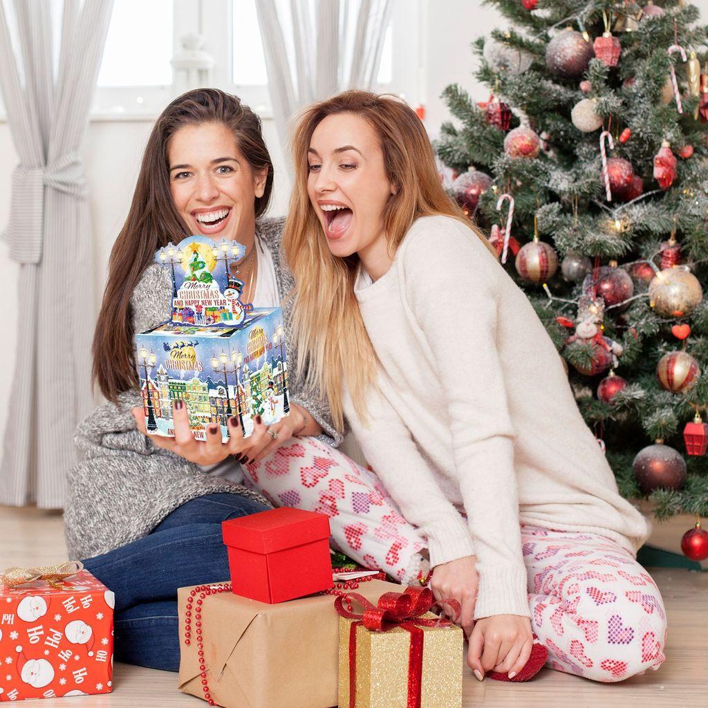 Christmas Gift Snowman Box With Paper Material For Holiday Celebration Surprises