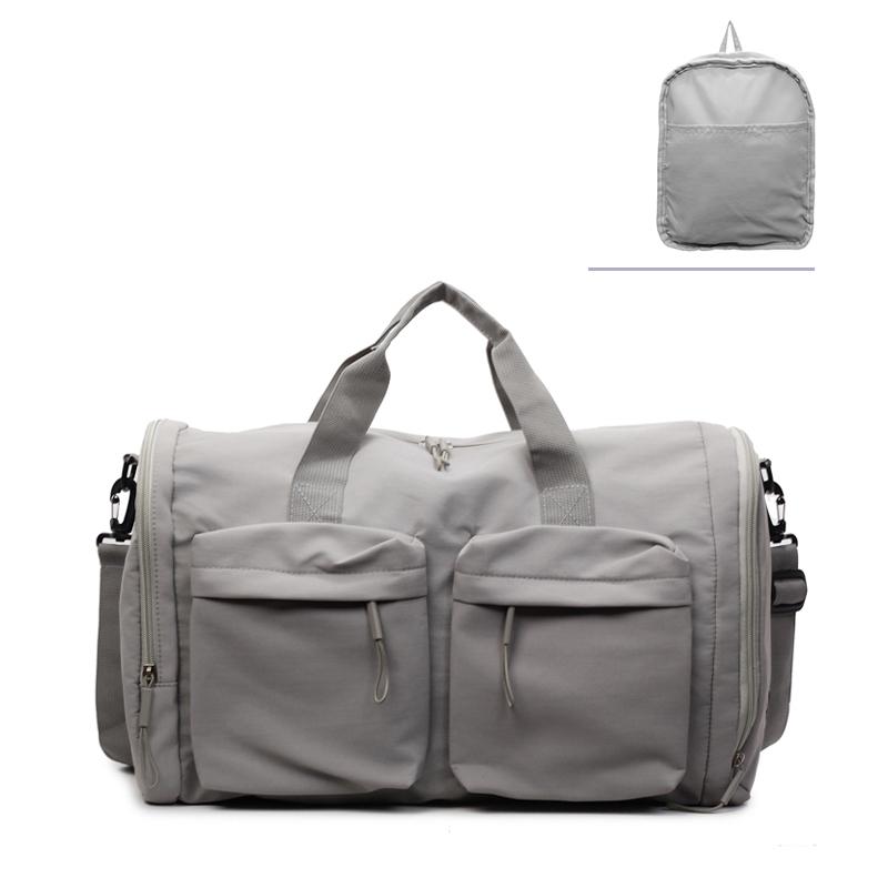 

Сумка-тоут Сумка для зберігання на короткі відстані Легка дорожня сумка Велика місткість Дорожня сумка сірий