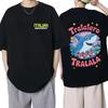 Tralalero Tralala Funny Italian Brainrot Meme Print Cotton Tshirt Summer Men Women Short Sleeve Tees Casual Sports Oversized Top