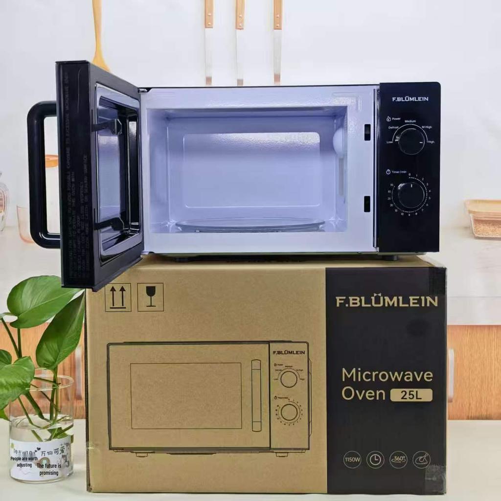 20L/25L Multi-functional Home Microwave Oven with Turntable and Mechanical Knob