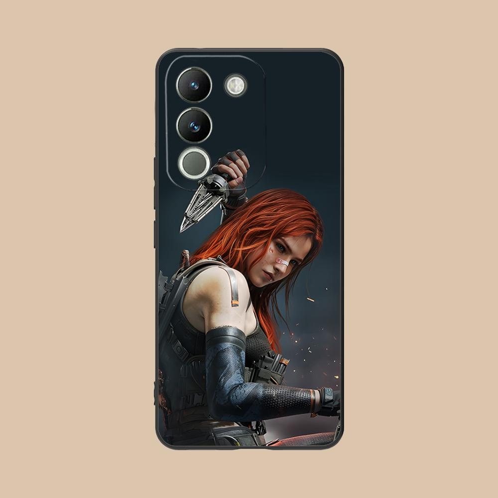 Game Delta Force Matte TPU Mobile Phone Case for VIVO V60 V50 V40 V30 V29 V27 V25 V23 Pro Lite 5G Colorful Printing Cover