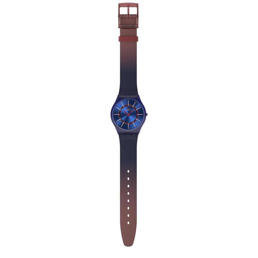 Swatch Skin Classic Biosourced Very Jazzy Berry SS08N117 Watch, Blue,