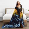 Scorpion VS Sub Zero Blanket Fleece Mortal Kombat MK11 Breathable Blankets for Sofa Outdoor Plush Thin Quilt