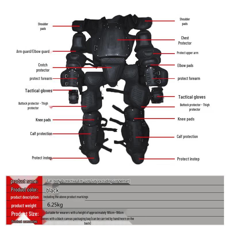 OLOMM Campus Security Anti-Riot Protective Suit 1