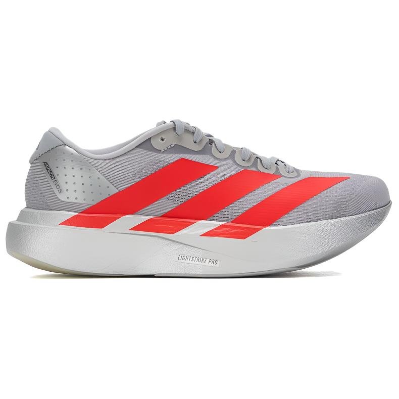 Adidas Adizero Evo SL Cushioning Abrasion Resistant Breathable Racing Running Shoes Women's Gray Sneakers KI3383