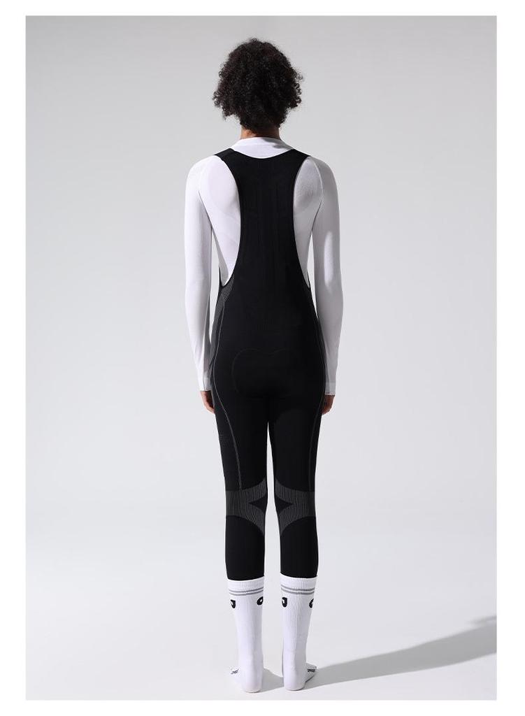 Women's Spring/Autumn Three-Layer Padded Cycling Bib Pants - Dynamic Series