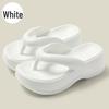 Fashionable Women's Thick-Soled Flip-Flops for Summer, Non-Slip Beach & Home Bath Wear, Suitable for Couples