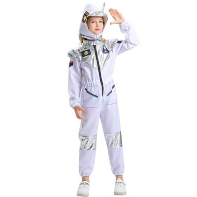 Çocuk Bayramı uzay giysisi kostümü, festival gösterisi uzay giysisi üniforması, kız çocuk astronot kostümü