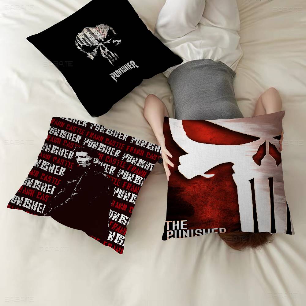 Game TThe Punisher Cushion Cover Polyester Sofa Cushions Decorative Throw Pillows Home Decoration Pillowcover