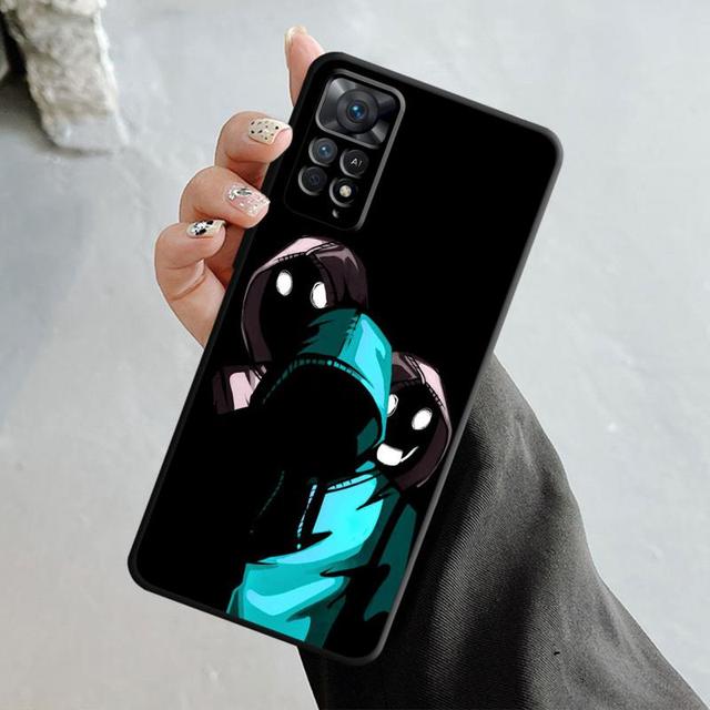 Pouzdro Terror Demon Smile Teeth pro Xiaomi Redmi Note 12 11t 11s 11 10 8 Pro 9 9s 9t 8t pro Mi 10 8 9a 9c 10c 12c K40