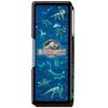 Showa Note Jurassic World Holographic Pencil Navy Blue with 487527001 Case, Double-Sided Opening, Glitter,
