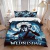 Wednesday Addams Musical Mystery Print 3Pcs Bedding Setduvet Cover With 2 Bedropillowcase Home Birthday Gift
