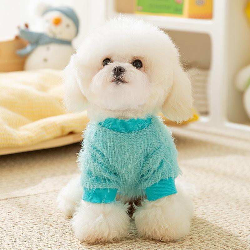 Pet bipeg winter teddy than bear Pomeranian Yorkshire Schnauzer VIP cat warm puppy dog clothes