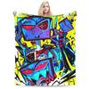 Relax Alastor Vox Warm Soft Blanket Hazbines Hoteles Kids Adult Plush Throw Blanket Couch Bed Flannel Bedspread Sofa Bed Cover