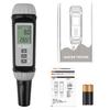 YOWEXA Pen-Type pH Meter Water Quality Tester with pH & Temperature Dual Display, High Accuracy, Waterproof for Aquariums & Pools