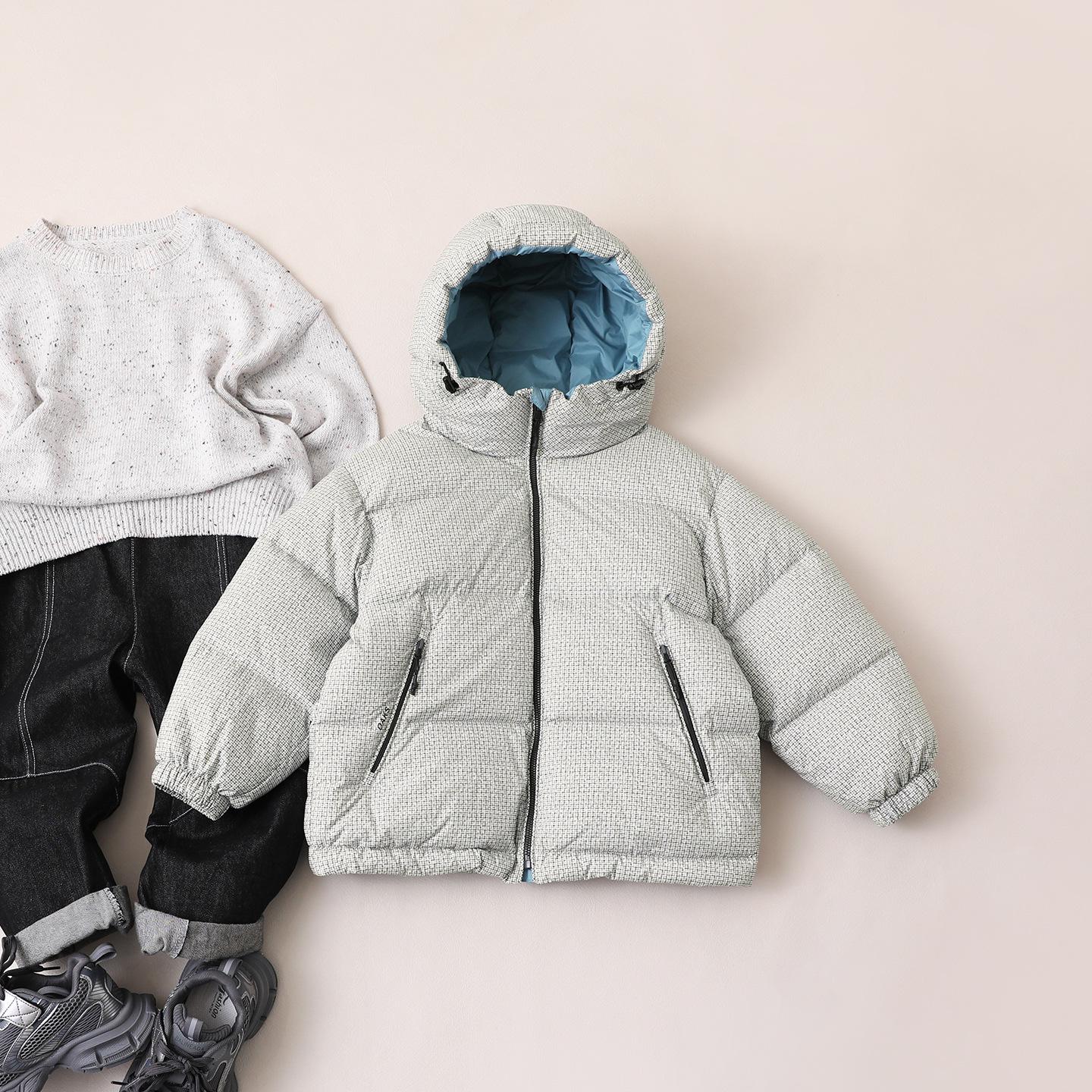 

2025 Children s Short Down Jacket - New Winter Arrival for Boys & Girls, Sizes S-XL, Parent-Child Style #4089 120 cm