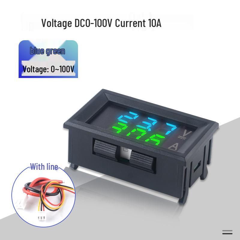 Digital Voltmeter Head: 0.28/0.36/0.56 Inch, 30V-120V, Two/Three-wire Options, With/Without Shell