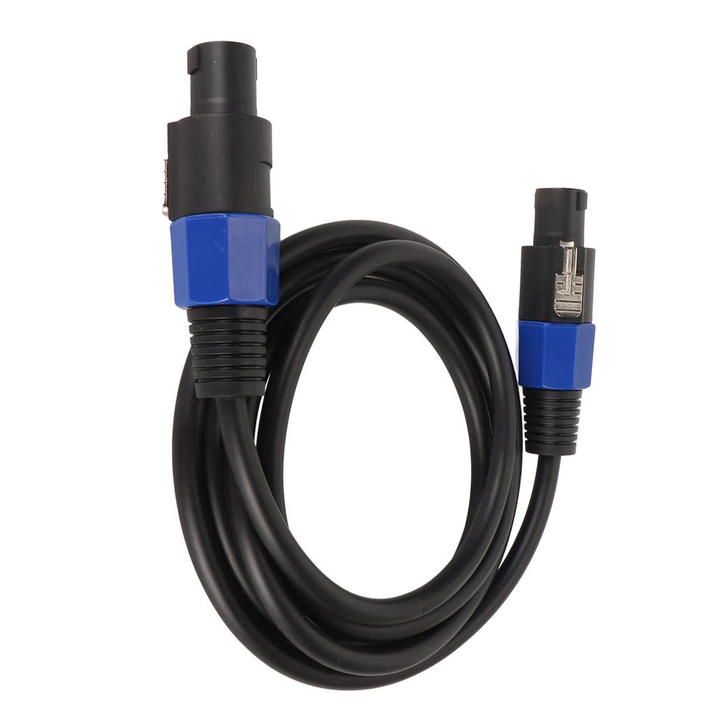 Speaker Connection Cable Male To Male Plug and Play Speaker Cord with Twist Lock for Stage Speaker Power Amplifier 25FT