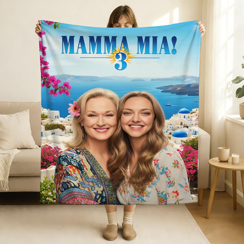 

The new Mamma Mia Blanket Soft and Skin Friendly For Couch Bed Napping Bedspread All Seasons Comforter 130x150cm
