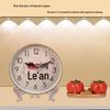 Silent 3D Clock: Magnetic Refrigerator Sticker - Creative Home Decor