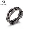 Vintage 6mm Men's Ring Stainless Steel Finger Jewelry Hip Hop Rock Culture Rings Punk Party Gift