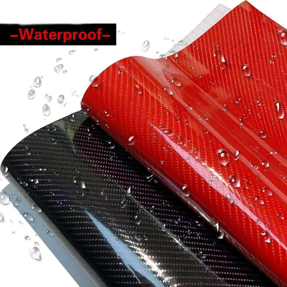 1 Roll High-Gloss Carbon Fiber Film / 6D High-Gloss Carbon Fiber Coating Film/ PVC Material / Bubble-Free Adhesive