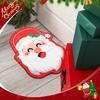 Father Christmas Faux Cashmere Carpet Soft Absorbent Bathroom Floor Mats Bedroom Living Room Carpet Home Decoration