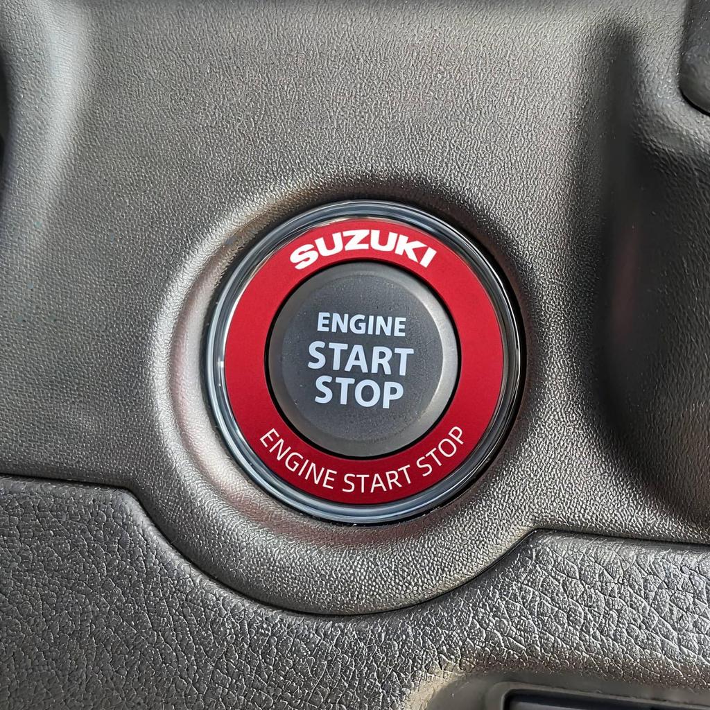 Suzuki Engine Start Button Ring Aluminum Alloy Cover Universal Jimny